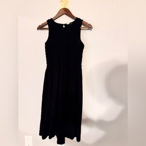 T Tahari Black Textured Dress